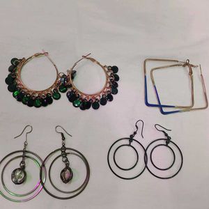 4 Earings Set