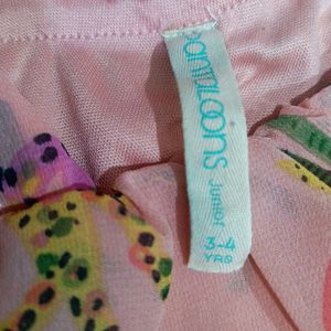 Pantaloons5 To 6 Years Girls Frock