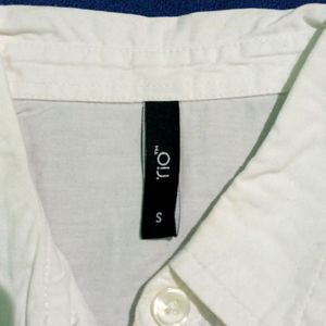 Rio Off Shoulder White Shirt
