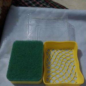 Utensils Cleanser Scrub+sponge