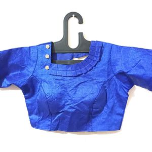 💥🆕️ Royal Blue Fancy Readymade Blouse