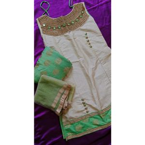 Green 💚 Kurta Set ..