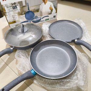 💯New Wonderchef Granite Set (Original) - Pan/Pot