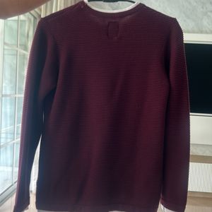 Kids Maroon Full Sleeves T shirt