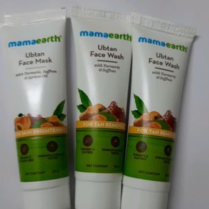 Mamaearth Ubtan Face Wash & Mask