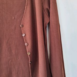 H&M Brown Cardigan/ Size-S