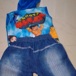 Chota Bheem Boy Hooded Set