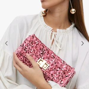 H&M Sequence Pink Sling Bag