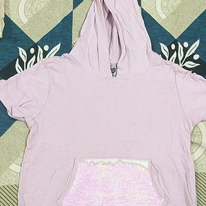 Combo Crop Hoodie And Tees