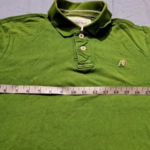 Parrot Green Branded Man's T Shirt