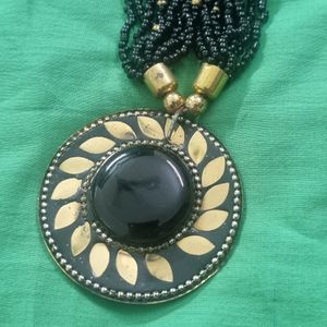 Long black Lovely Necklace