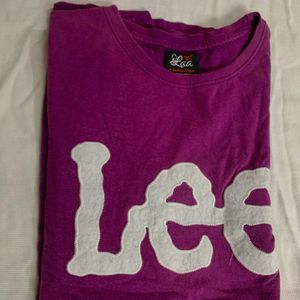 Purple Colour Half Sleeve T Shirt Men