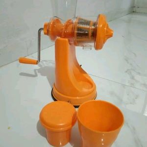 Manual Hand Fruit Juicer with Steel Handle