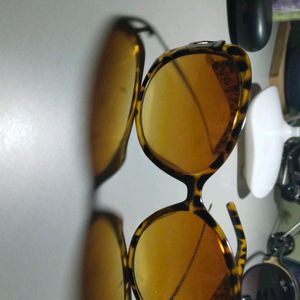 Leopard Print Sunglasses Uv400 Protection