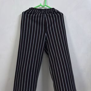 Black Striped Trouser