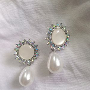 Beautiful White Pearl Earrings