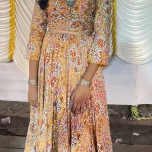 Yellow Chaniya Choli For Navratri