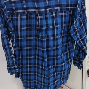 Checked Blue Shirt