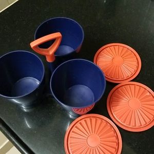 Tupperware Saagdaan(serving Bowls In Stand)