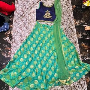 Green Never Worn Lehenga