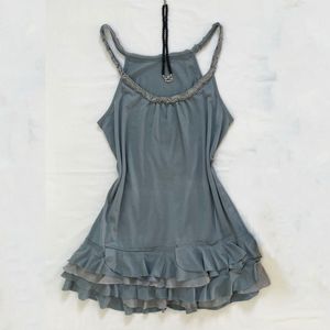 Vintage Y2K Ruffle Top / Dress