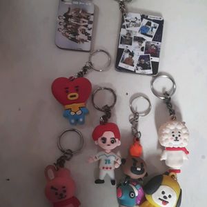 BTS & BT21 keychain At Just Affordable Price ₹300