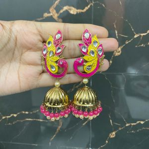 Mor Mani Jhumka (Pack of 1)