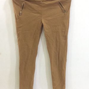 Light Brown Slim Fit Pants