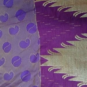 Purple Silk Saree