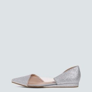 Westside Silver Low Wedge Shoe