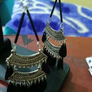 Black jaipuri Earrings