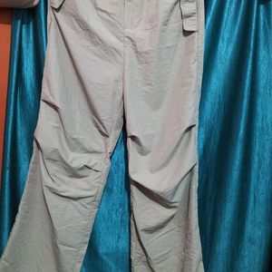 Urbanic Beige Parachute Pants