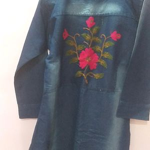 Beautiful Denim Shrug New