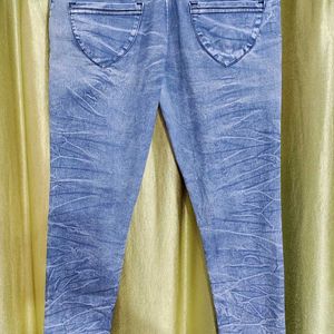 HIGH WAIST JEANS BLUE