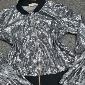 Must Have Full Sequence Zipper Jacket