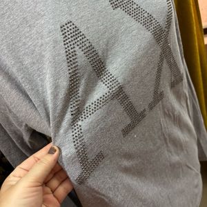 Armani Exchange Sarosvki Print Tee