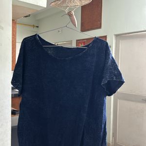 Simple Blue Abstract T-shirt