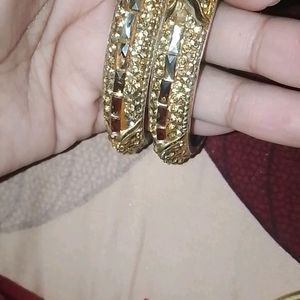 Golden Stone Bangles