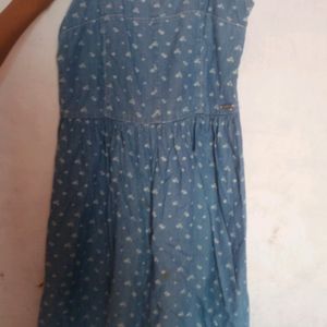 Blue Denim Frock