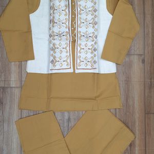 Kids Jacket Kurta Pajama Set 🛍