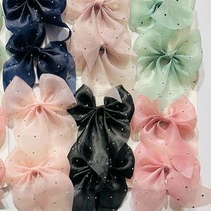 24 Bow Hair Clips