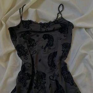 Velvet Fitted H&m Dress