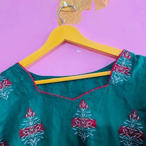 Green Colour Kurti