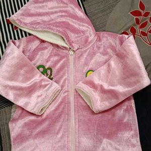 Baby Hoodie Jacket And Pant For Winter