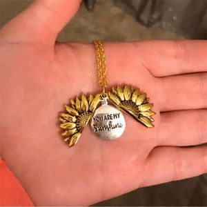 Sunflower Pendant Witb Chain-new One