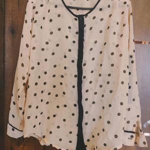 Beautiful Shirt With Polka dot