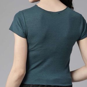 Roadster Women Fitted Crop Top