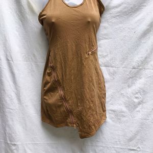 SEXY DARK KHAKI COLOUR BODYCON