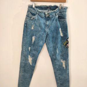 Ginger Blue Skirt Skinny Jeans ( Women)