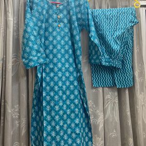 Price Drop 💧 Kurta Pant Set With Freebie